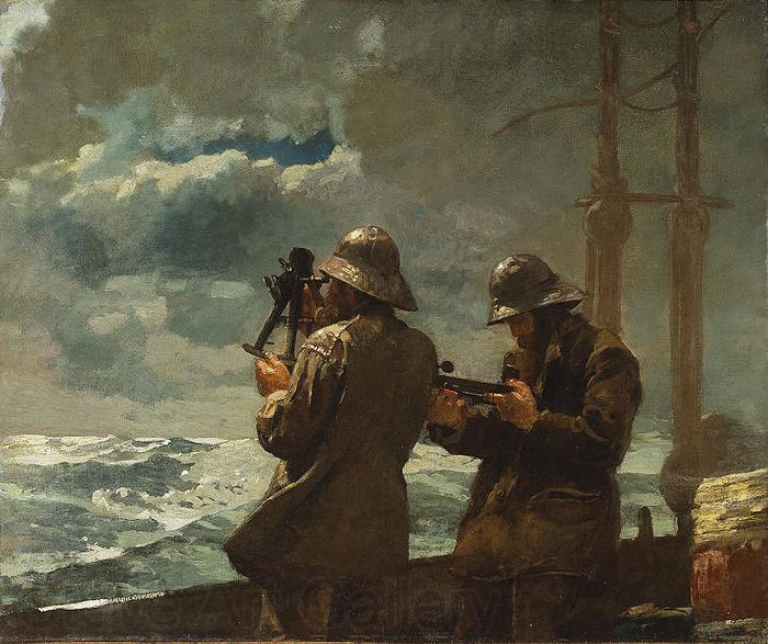 Winslow Homer Eight Bells Germany oil painting art